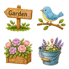 Cute Garden & Gardening Emoji
