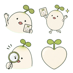 Sprout-kun Work Emoji