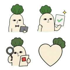Daikon-san Work Emoji