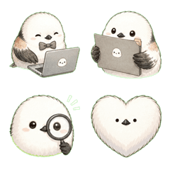 Shimaenaga Work Emoji