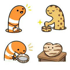 Garden Eel Friends Work Emoji