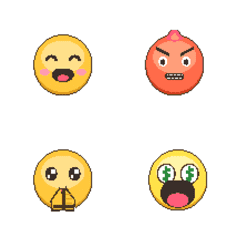 Pixel Faces - 40 Moving Moods