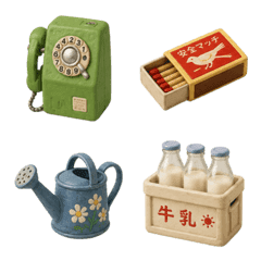 黏土表情符號＊昭和復古物品