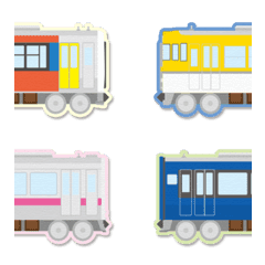 Long Train Stickers 16