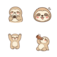 夜勤シフトナマケモノの毎日絵文字