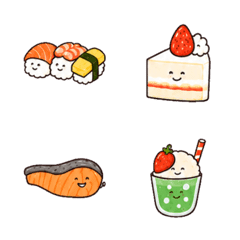 Cute Food Friends Emoji