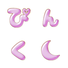 pop japan alphabet cutie emoji 358
