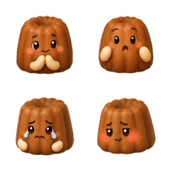 Soft Canele Faces T