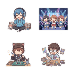 Cute Otaku Activity Emoji