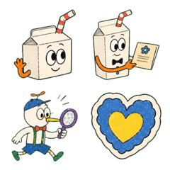 Henteko Friends D Work Emoji
