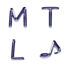 easy stamp pink 1 purple metal chrome