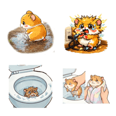 My pet hamster, KunChan EMOJI