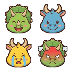 萌萌怪獸恐龍表情包