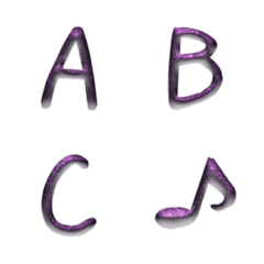 black purple hand write ENG 01