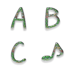 tiered green hand write ENG 01