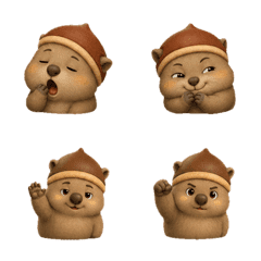 無表情なウォンバット Y
