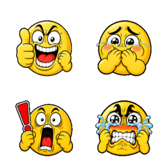 Bouncy Everyday Expression Emojis
