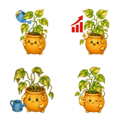 Lucky Pothos Animated Emoji