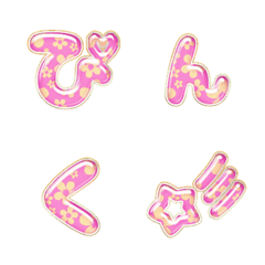 pop japan alphabet cutie emoji 210