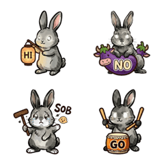 Gothic Sumi-e Rabbit: Obon Night