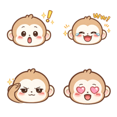 monkey Emoticon you can use every day