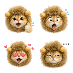 Little Lion Kitty Everyday Emoji
