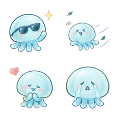 Ramune Jellyfish Cool Postcard