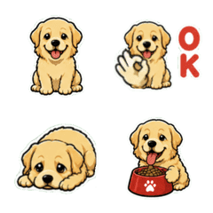 Golden Retriever Daily Emoji