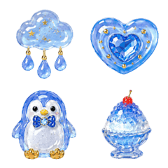 Sparkling Blue Jewels