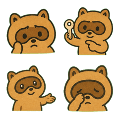 たぬぽんの家族に使える絵文字