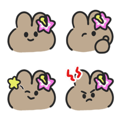 Sun-Kissed Bunny Emojis:Cozy&Simple ver.