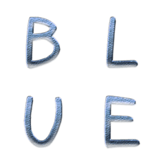 S blue metal hand write ENG 01