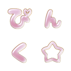 pop japan alphabet cutie emoji 307