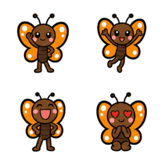 Chouko Animated Butterfly Emoji