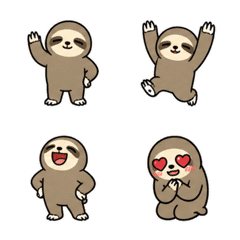 Daran Animated Lazy Sloth Emoji