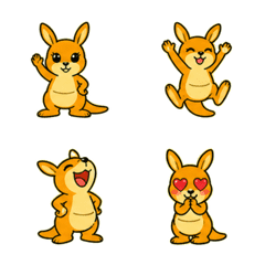 Kangaru Animated Everyday Emoji