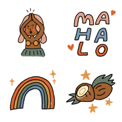 Happy coco pop emoji