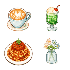 Always Cafe emoji Kawaii