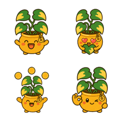 Lucky Pothos: Stock & Plant Emoji
