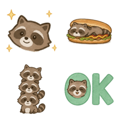 Little Raccoon Has Feelings Today