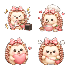 Pretty Pink Hedgehog small