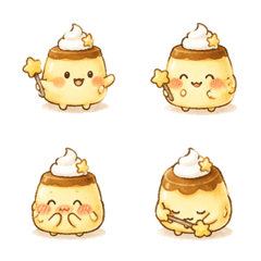 手繪布丁星星 LINE商品圖片
