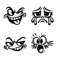 Comical Face Emojis 2