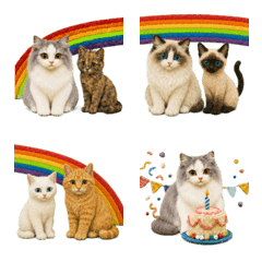 Connectable Cat Emojis