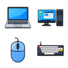 Computer and gadget emojis