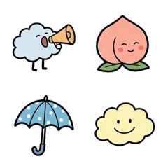 hi clouds emoji