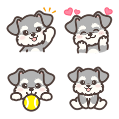 シュナウザー 絵文字 - 03