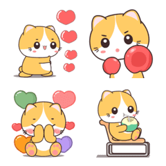 Baby Yellow Cat 2 : Animated Emoji