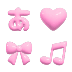 Light pink decorative emoji