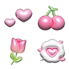 ぷっくりつやつや絵文字